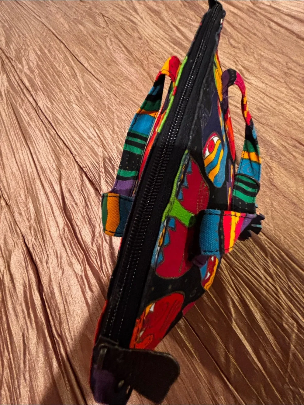 Laurel Burch Colorful Feline Bag